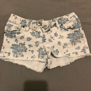 Floral Jean Shorts